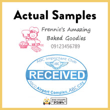 Load image into Gallery viewer, 7.9 x 3.4 Custom Stamp