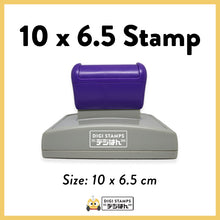 Load image into Gallery viewer, 10 x 6.5 Custom Stamp