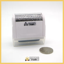 Load image into Gallery viewer, Security Roller Stamp (White)