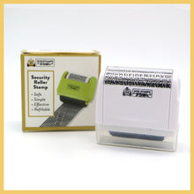 Load image into Gallery viewer, Security Roller Stamp (White)