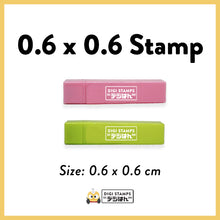 Load image into Gallery viewer, 0.6 x 0.6 Custom Stamp