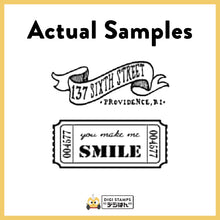 Load image into Gallery viewer, 2.9 x 1.2 Custom Stamp