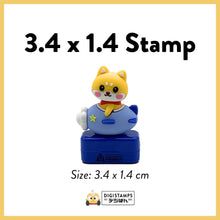 Load image into Gallery viewer, 3.4 x 1.4 Character Custom Stamp
