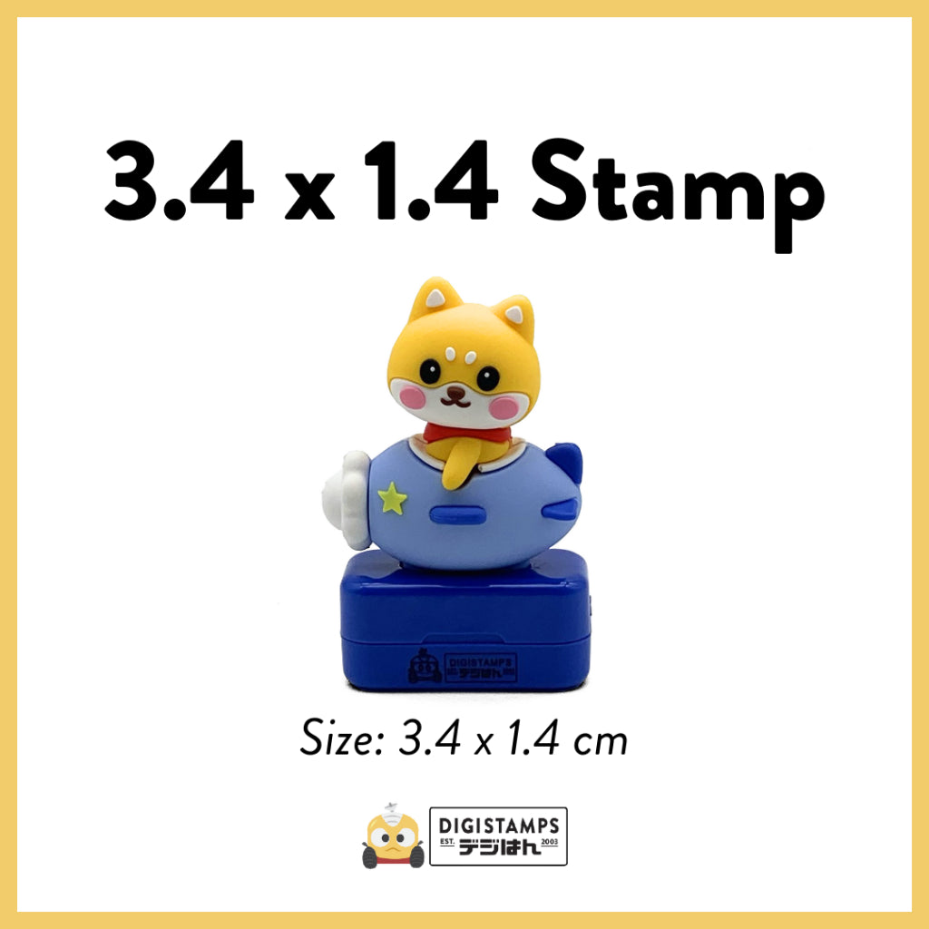 3.4 x 1.4 Character Custom Stamp
