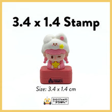 Load image into Gallery viewer, 3.4 x 1.4 Character Custom Stamp
