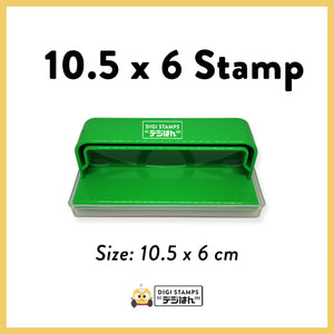 10.5 x 6 Custom Stamp