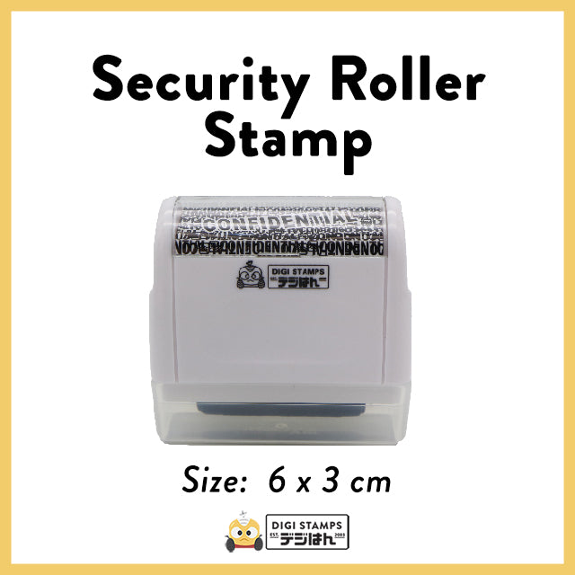Security Roller Stamp (White)