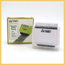 Load image into Gallery viewer, Security Roller Stamp (White)
